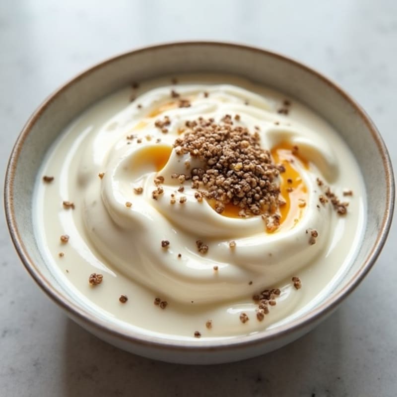 Silky Vanilla Protein Yogurt with Chia Seeds