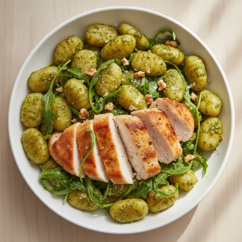 Gnocchi with Arugula Pesto