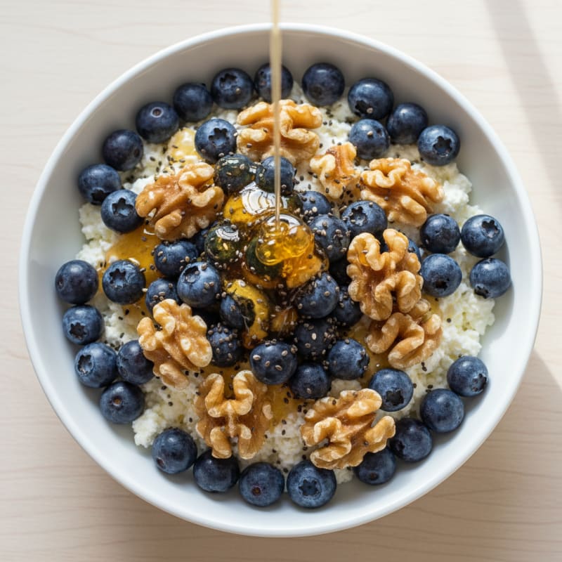 Creamy Cottage Cheese and Berry Protein Bowl