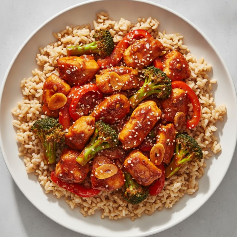 Spicy Gochujang Chicken Stir-Fry