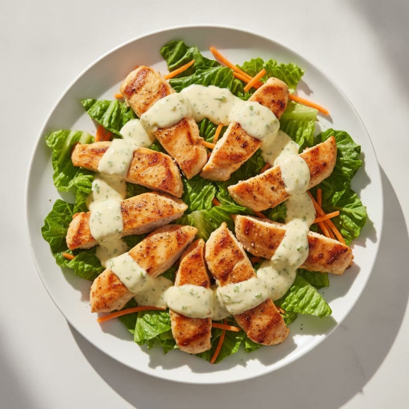 Creamy Lemon-Herb Chicken Salad with Greek Yogurt Dressing