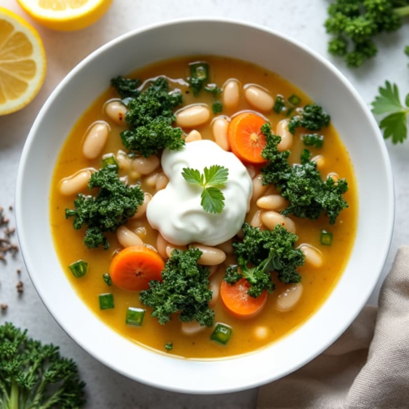 Creamy White Bean and Kale Soup