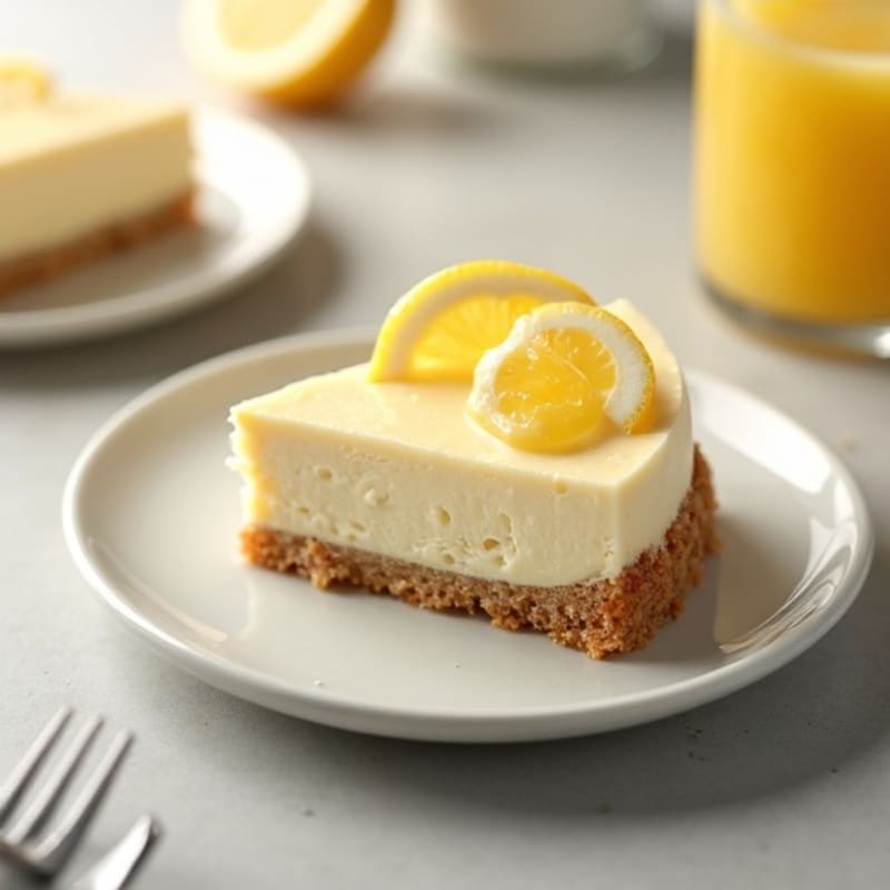 Creamy Cottage Cheese Almond Cheesecake
