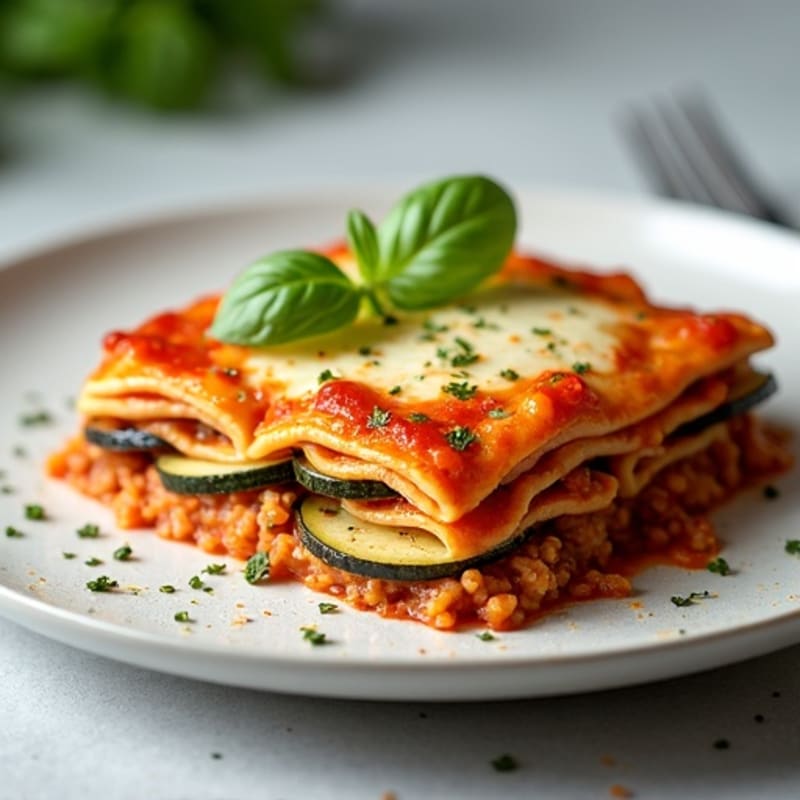 Roasted Zucchini Eggplant Lasagna