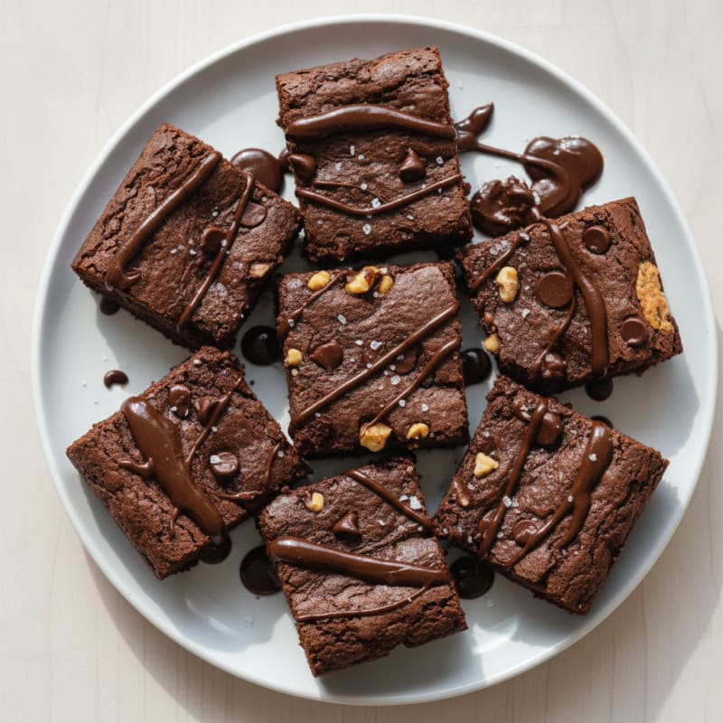 Fudgy Chocolate Brownie Squares