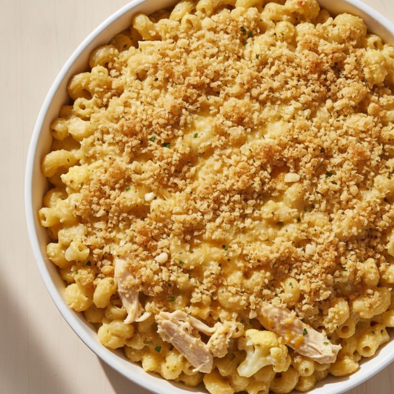 Baked Macaroni and Cheese with Toasted Breadcrumbs