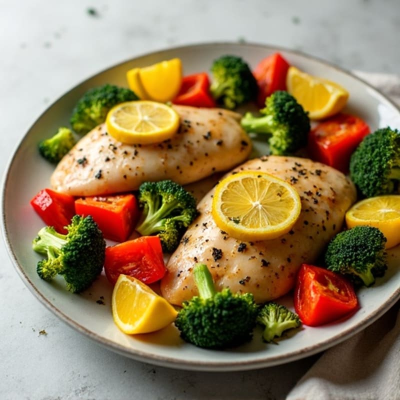 Sheet Pan Lemon Herb Chicken and Roasted Vegetables