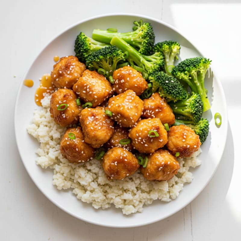 Crispy Orange Chicken with Zesty Glaze