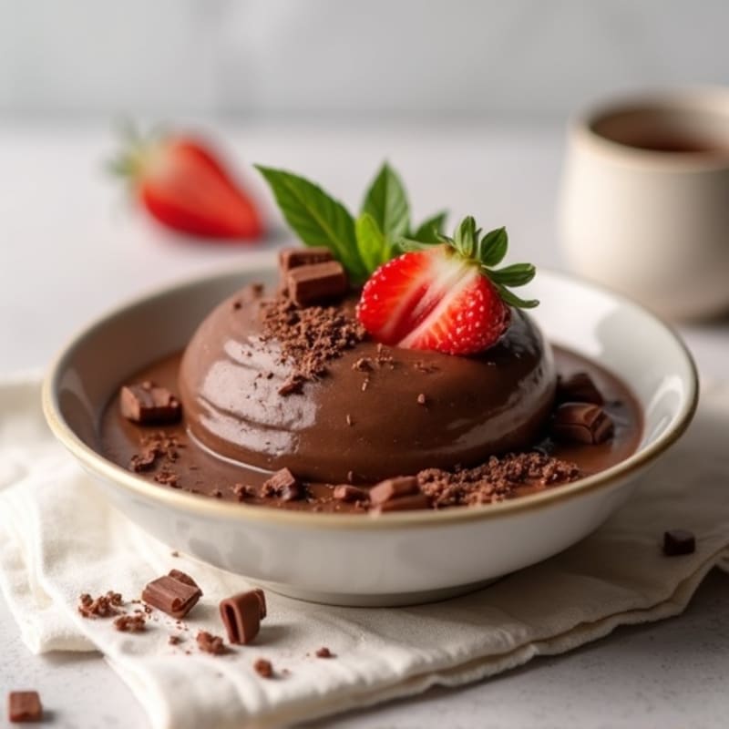 Silky Dark Chocolate Protein Mousse
