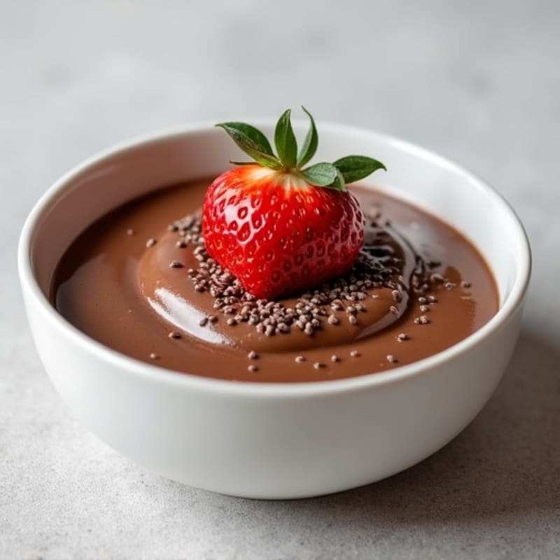 Silky Chocolate Protein Pudding