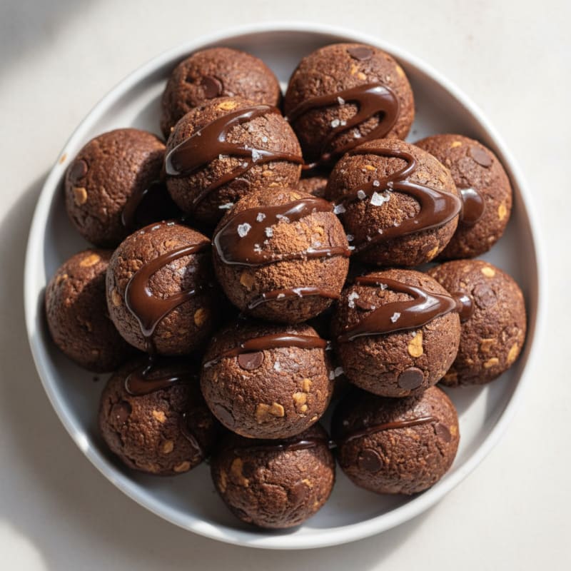 Chocolate Peanut Butter Protein Bites