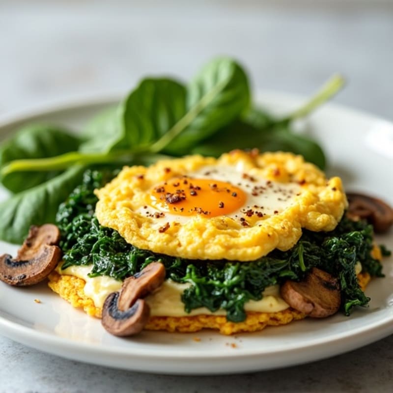Protein-Packed Spinach and Egg White Scramble