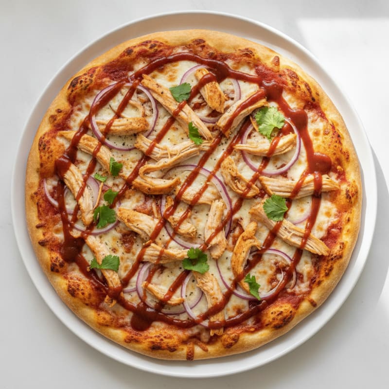 High-Protein BBQ Chicken Pizza