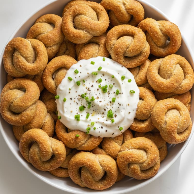 Garlic Parmesan Pretzel Bites