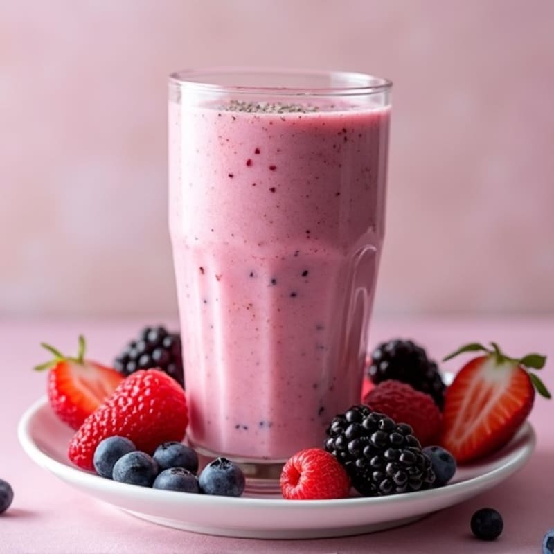 Creamy Berry Protein Smoothie