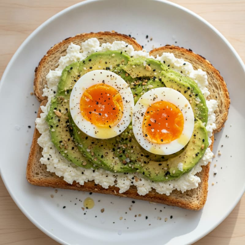 Avocado Toast with Everything Bagel Seasoning