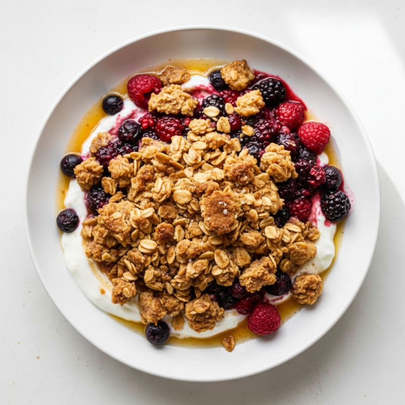 Monk Fruit Berry Crumble
