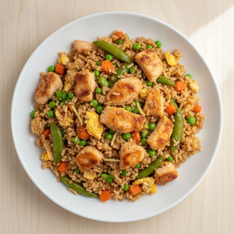 Chicken and Vegetable Fried Rice