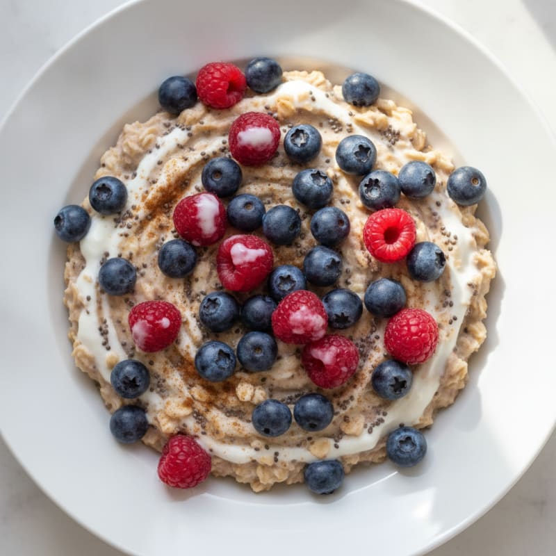Classic Overnight Oats with Berries