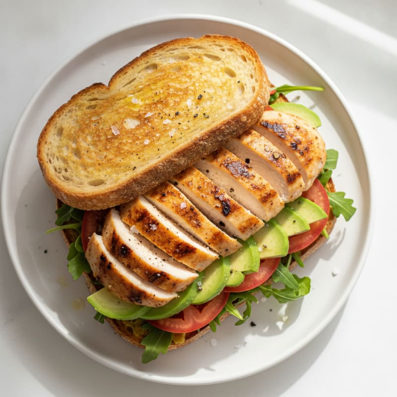 Grilled Chicken and Avocado Sandwich