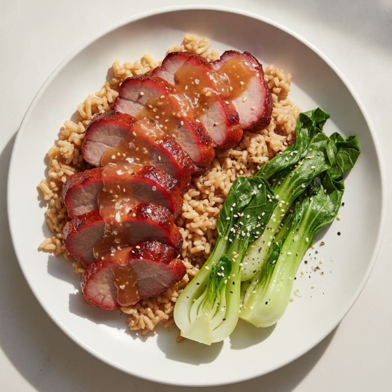 Char Siu Pork with Honey-Garlic Glaze