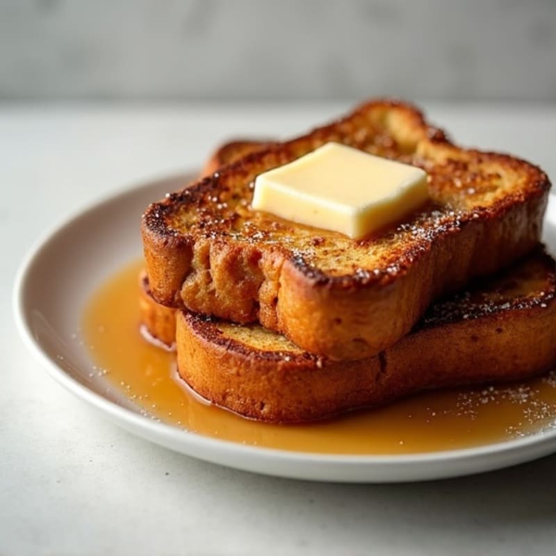 Crispy French Toast with Cinnamon-Vanilla