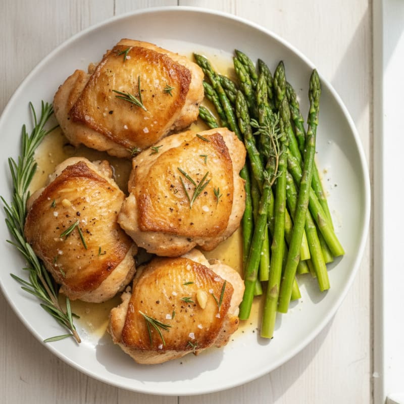 Pan-Seared Herb Chicken Thighs