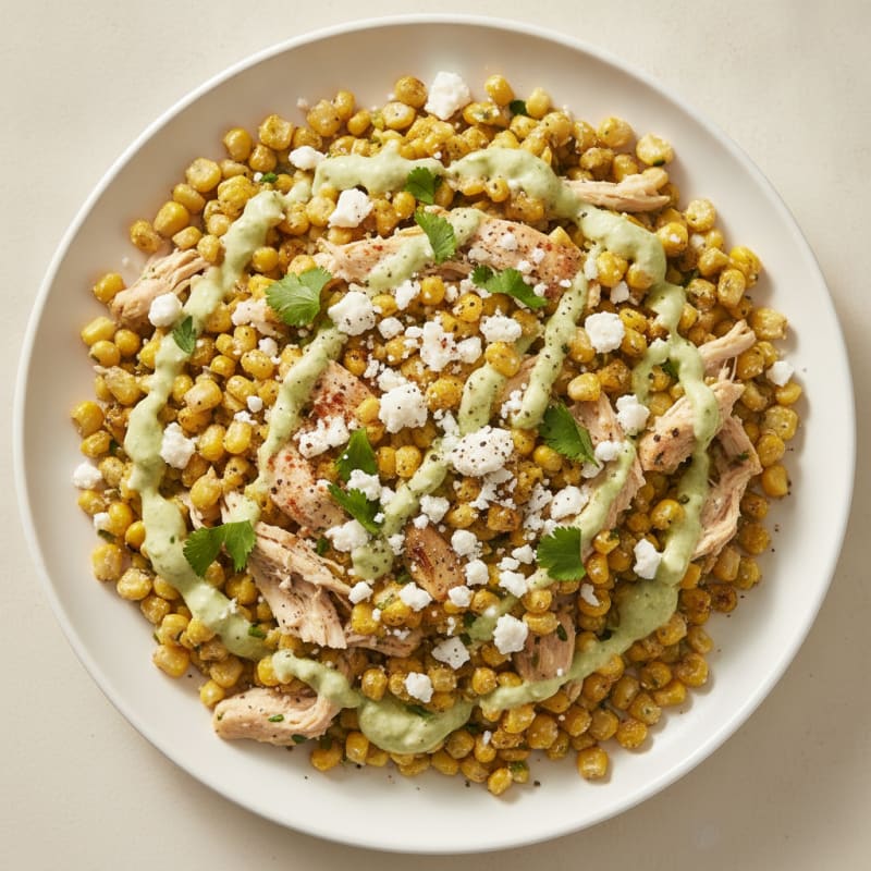Esquite-Style Corn with Cotija Cheese