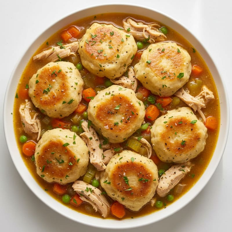 Homestyle Chicken and Herb Dumplings
