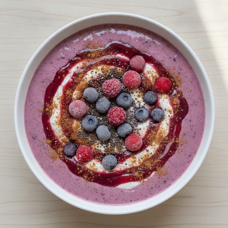 Mixed Berry Breakfast Smoothie