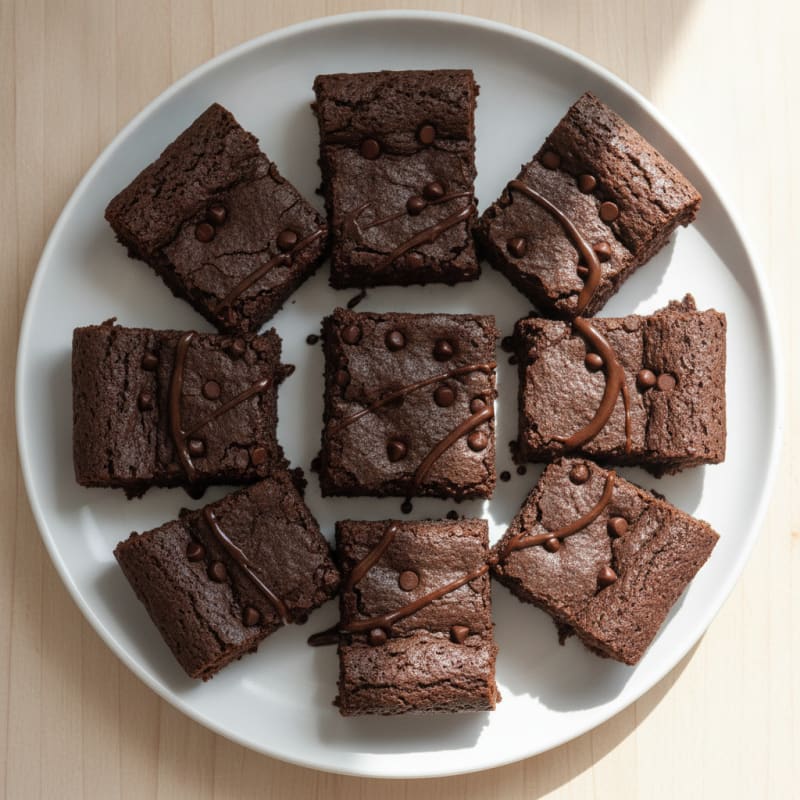 Fudgy Chocolate Brownie Squares