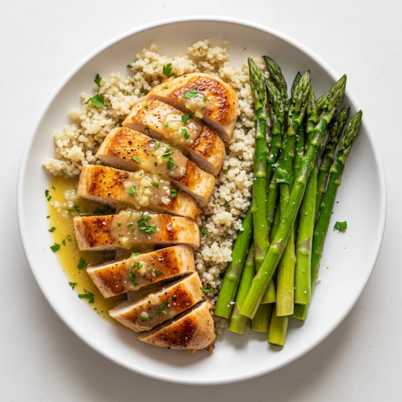 Golden Pan-Seared Chicken with Lemon-Herb Sauce
