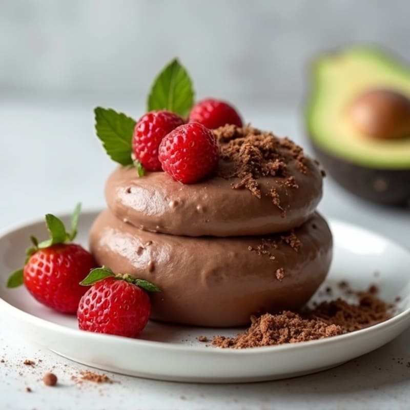 Creamy Dark Chocolate Avocado Mousse