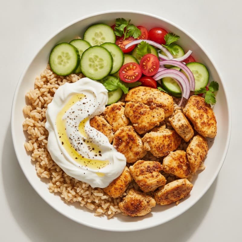 Chicken Shawarma Rice Bowl