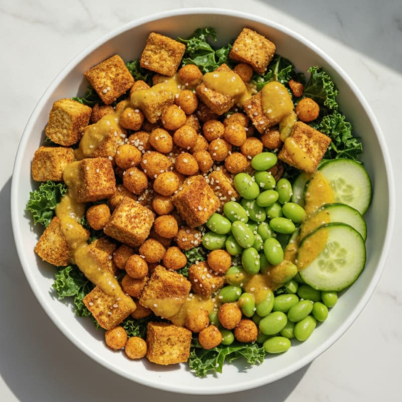Roasted Chickpea and Veggie Buddha Bowl