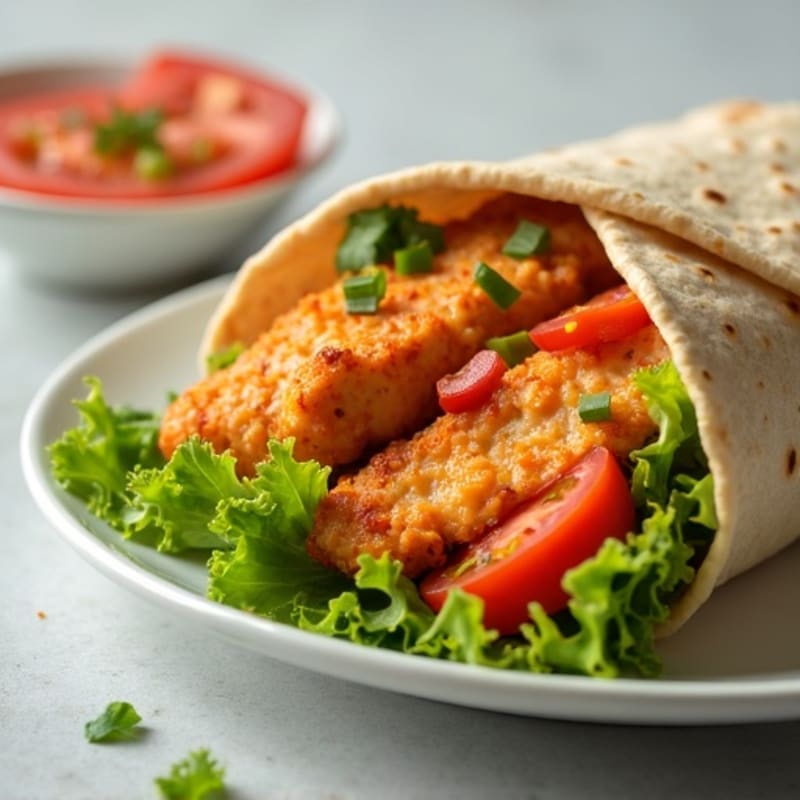 Crispy Buffalo Ranch Chicken Wrap