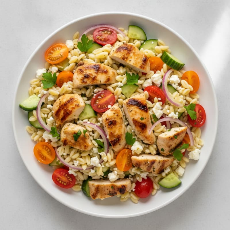Mediterranean Orzo Pasta Salad