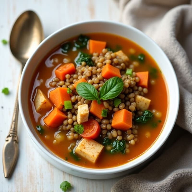 Hearty Spiced Lentil and Vegetable Soup