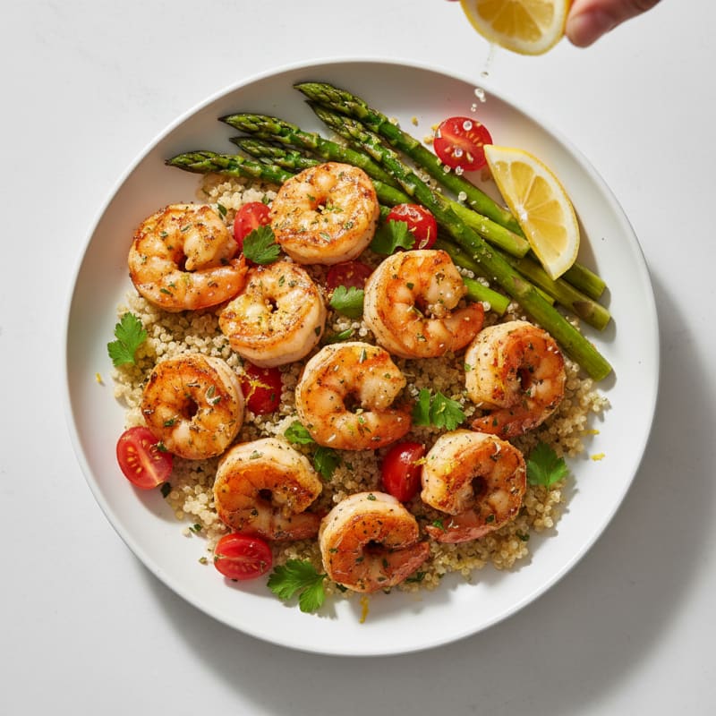 Zesty Garlic-Herb Roasted Shrimp