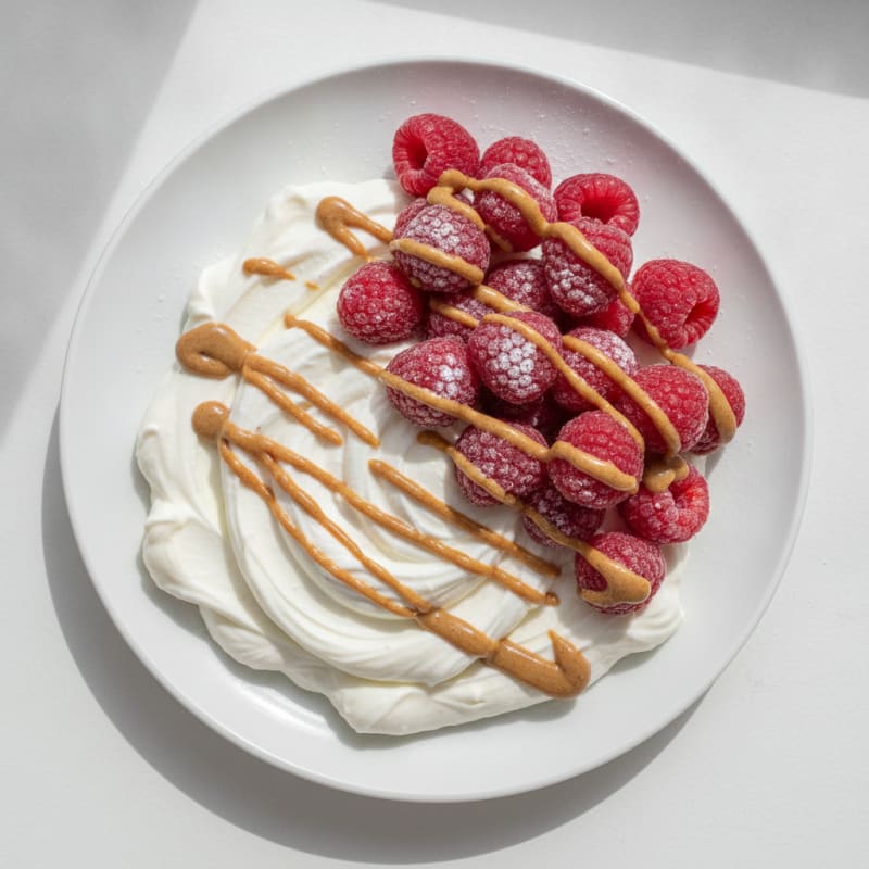 Silky Greek Yogurt Protein Mousse with Berries