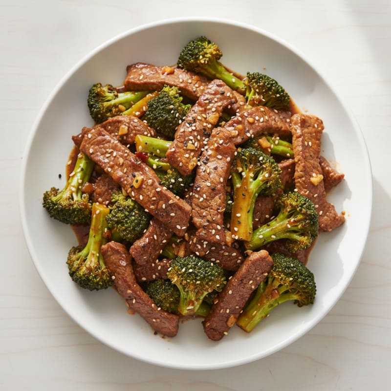 Sesame Beef and Broccoli Stir-Fry