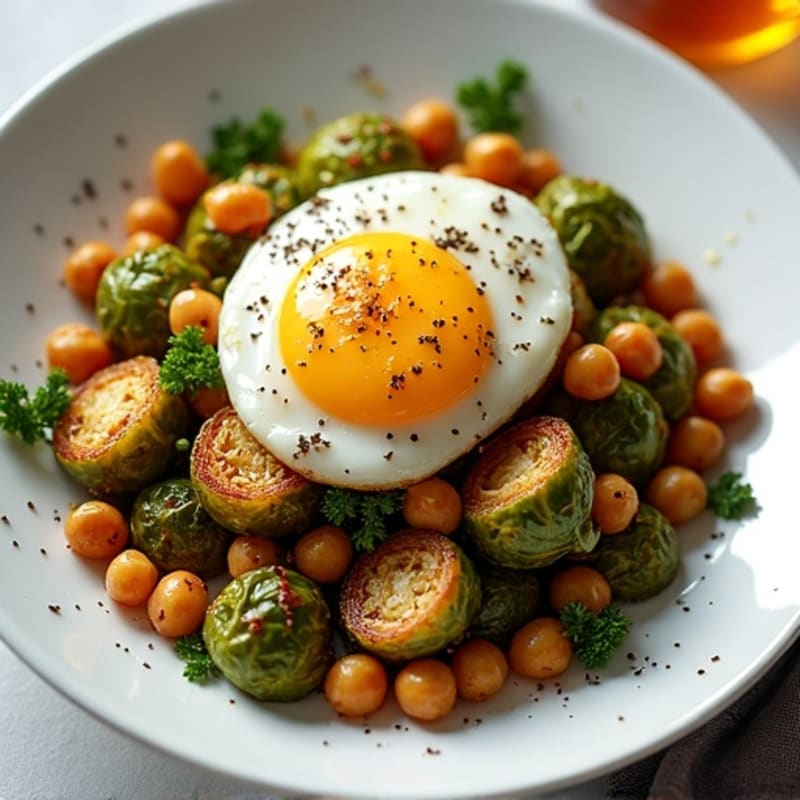 Honey-Balsamic Glazed Crispy Brussels Sprouts