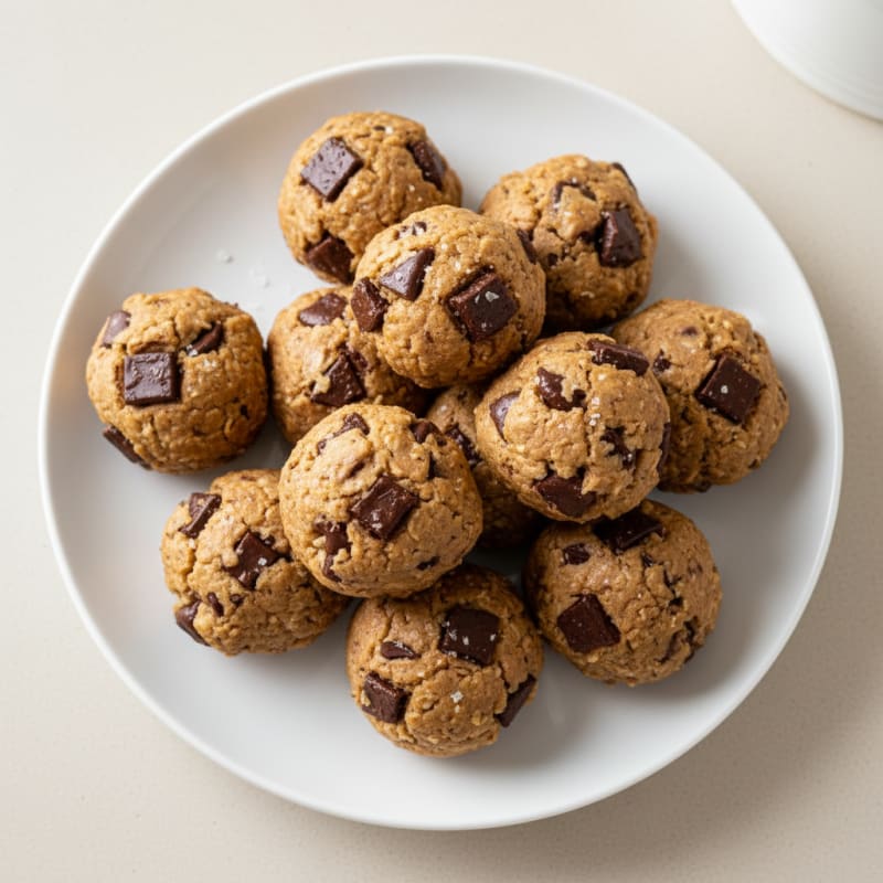 Chewy Chocolate Chip Protein Cookie Dough Bites