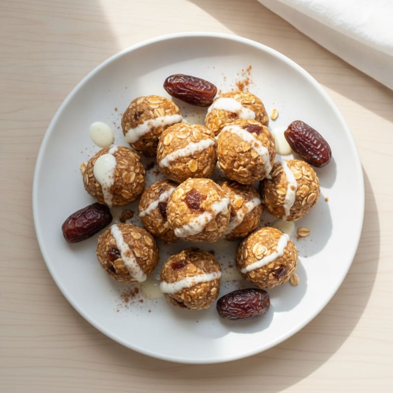 No-Bake Protein Date and Oat Bites