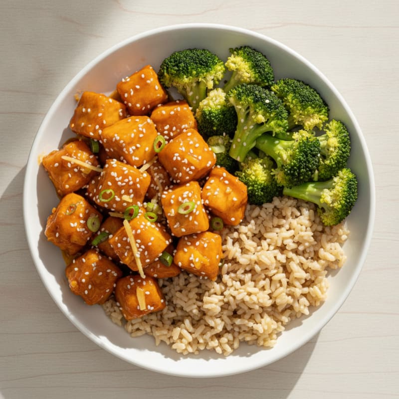 Baked Orange Chicken with Broccoli