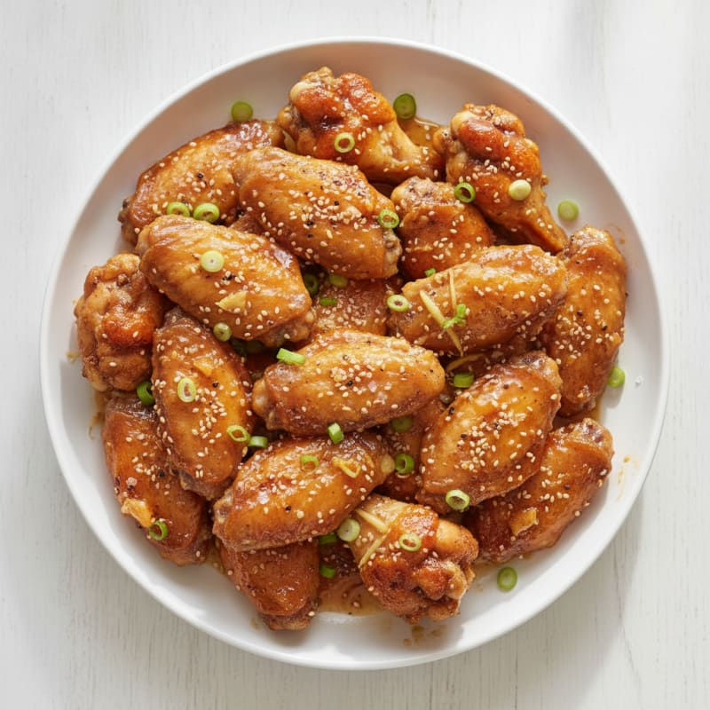 Honey-Garlic Baked Chicken Wings