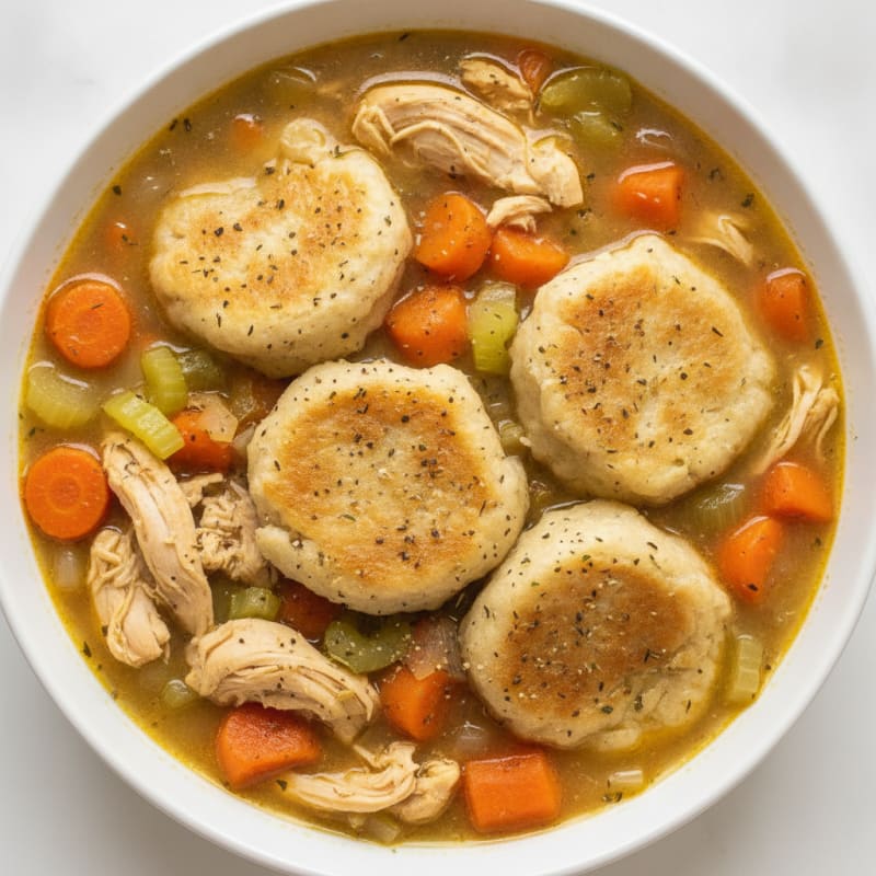 Homestyle Chicken and Herb Dumplings