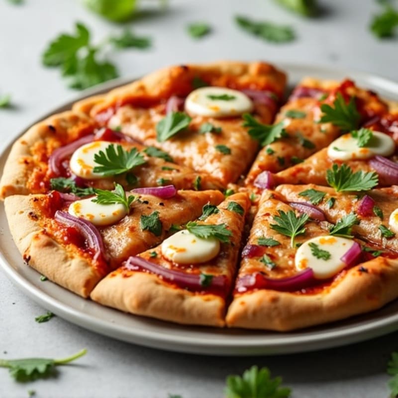 Sheet Pan Chicken BBQ Ranch Pizza