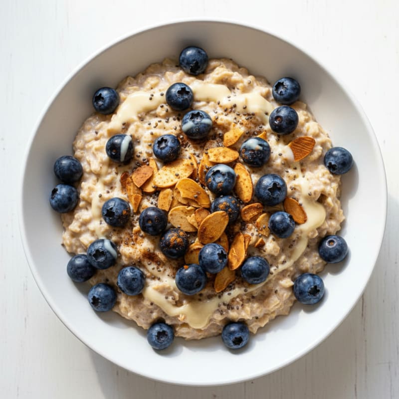 Blueberry Almond Overnight Oats