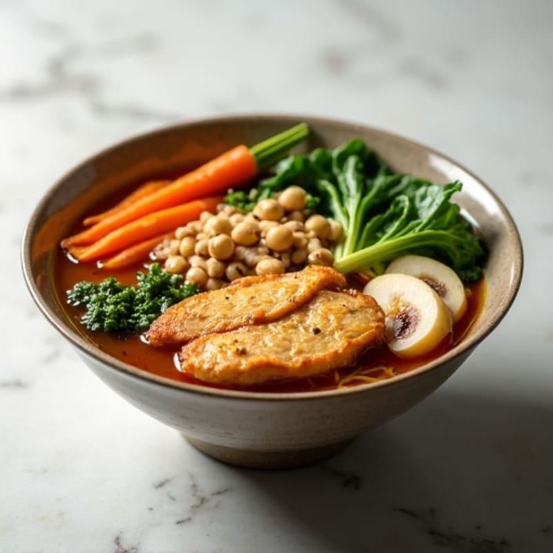 Brothy Chicken and Veggie Ginger Ramen